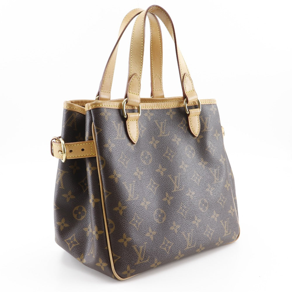 LOUIS VUITTON Handbag Monogram canvas Brown Batignolles Women