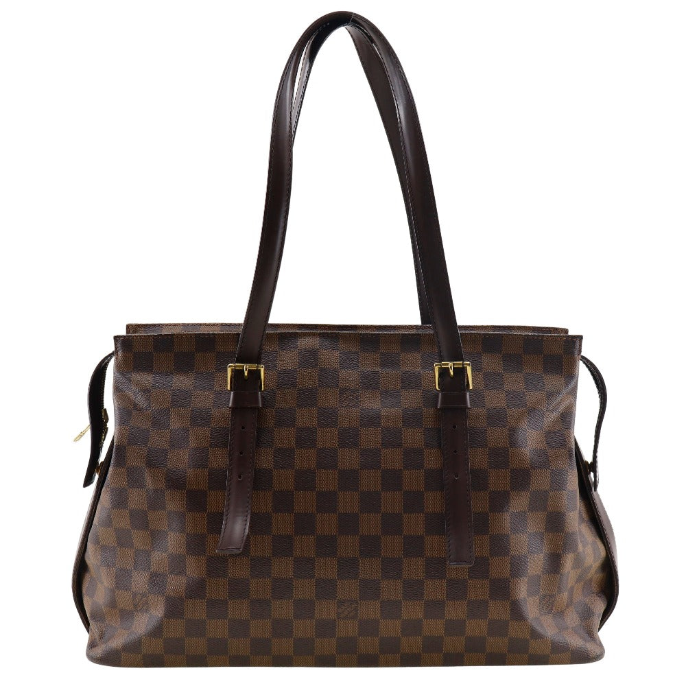 LOUIS VUITTON Shoulder Bag Damier canvas Brown Chelsea unisex(Unisex)