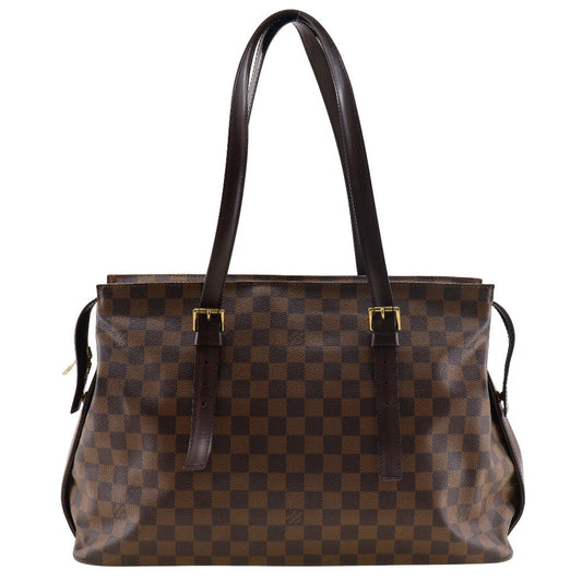 LOUIS VUITTON Shoulder Bag Damier canvas Brown Chelsea unisex(Unisex)