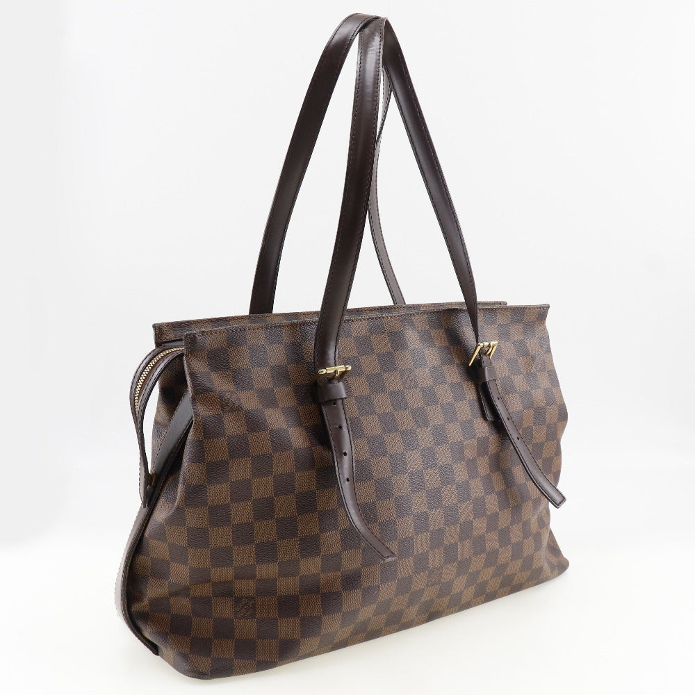 LOUIS VUITTON Shoulder Bag Damier canvas Brown Chelsea unisex(Unisex)