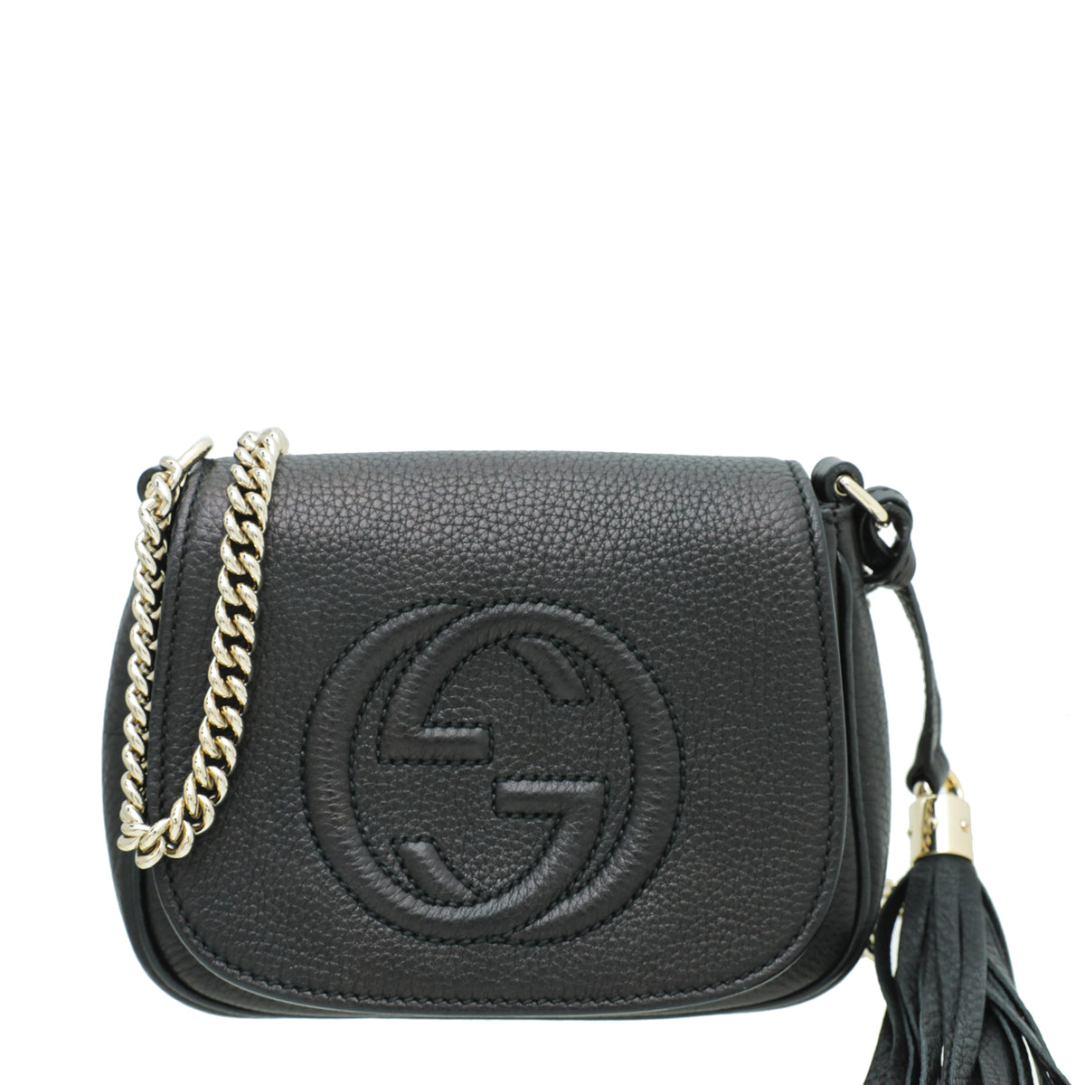 Gucci Chain Leather Shoulder Bag
