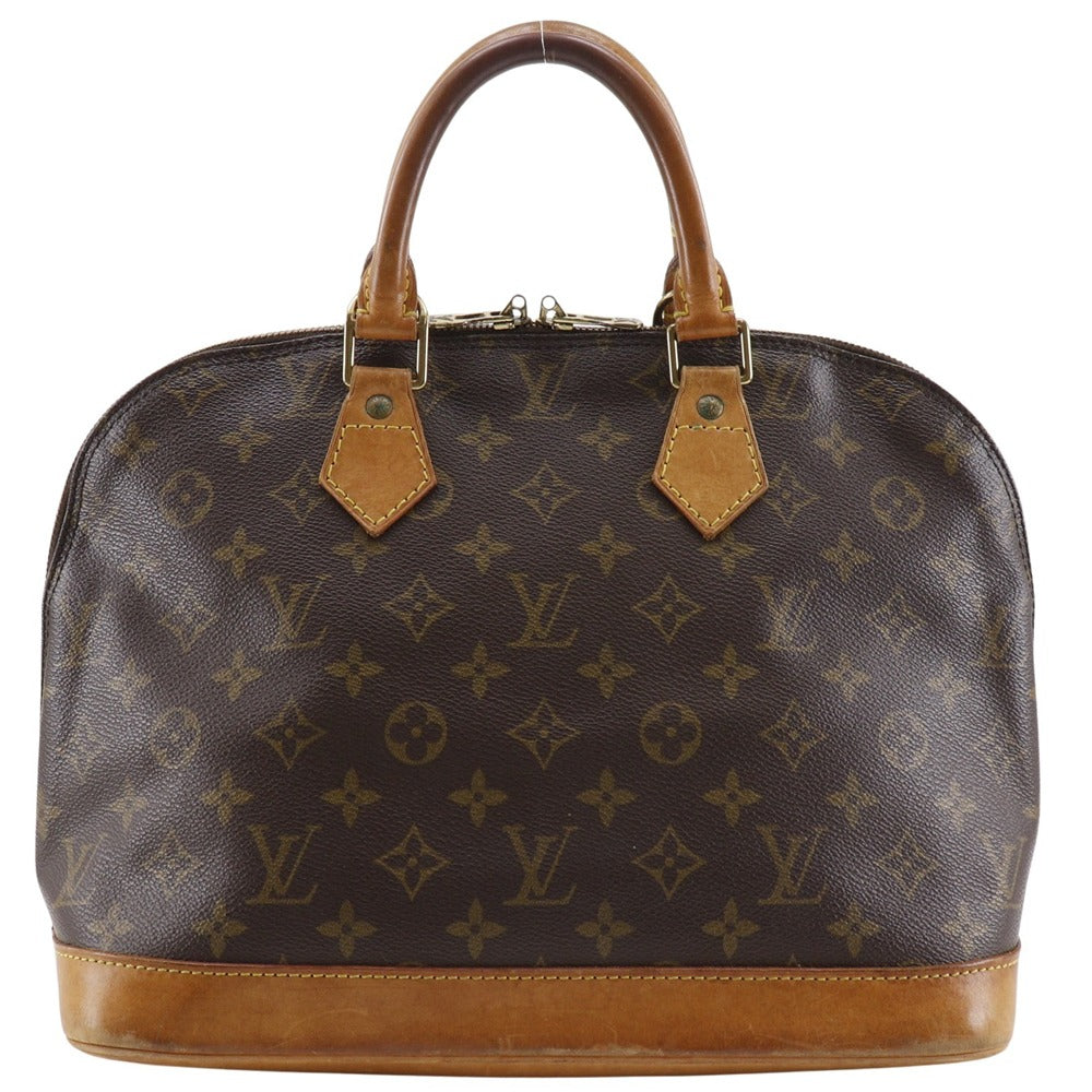 LOUIS VUITTON Handbag Monogram canvas Brown Alma