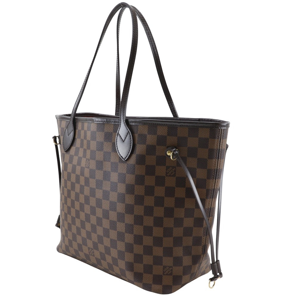 LOUIS VUITTON Tote Bag Damier canvas Brown Neverfull MM