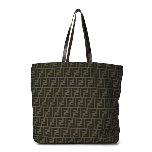 Fendi Zucca Tote Tobacco