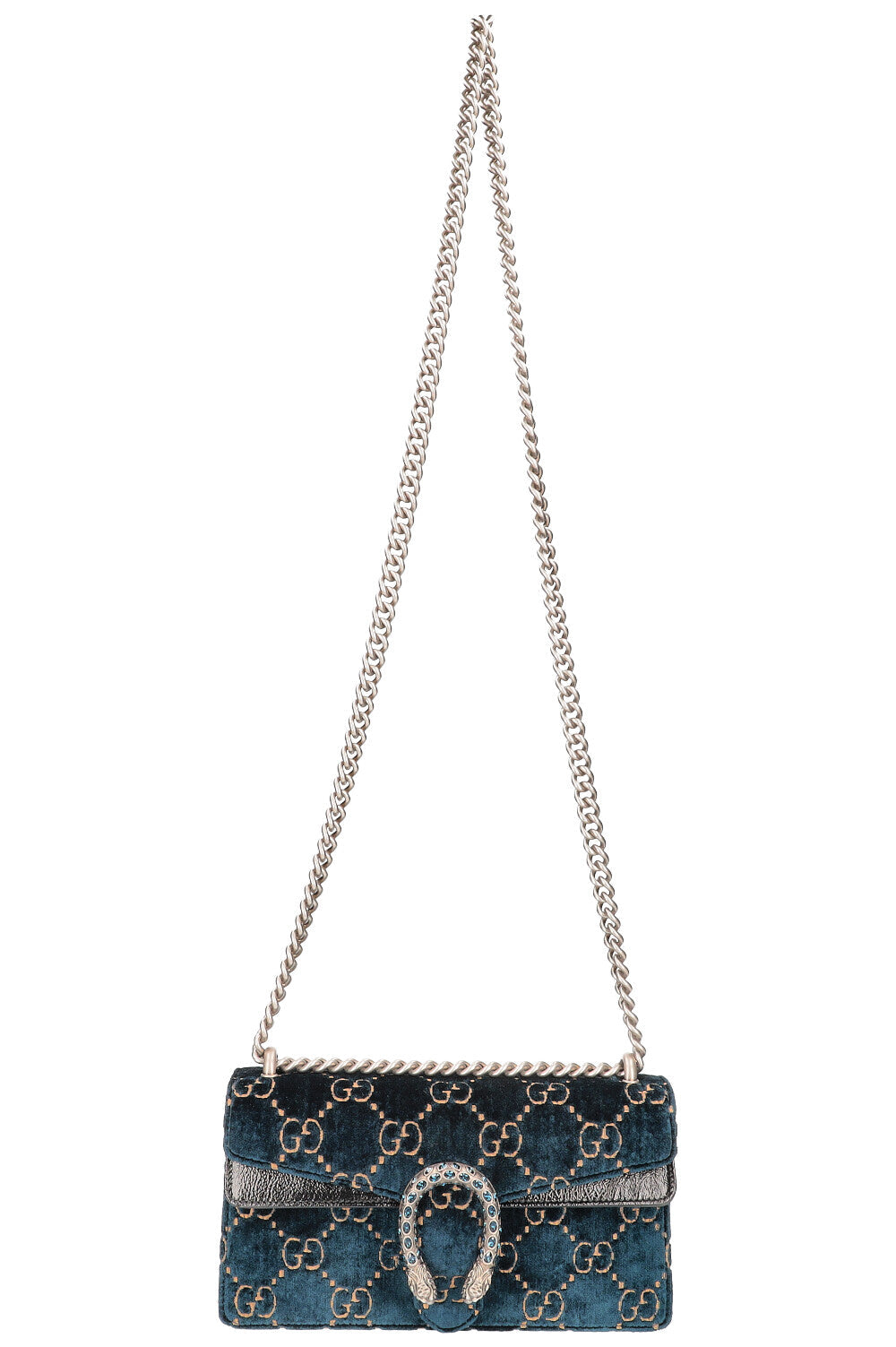 GUCCI Small Dionysus Bag Velvet Blue
