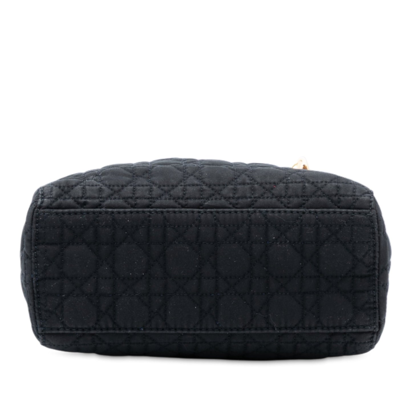 Black Dior Mini Nylon Cannage Lady Dior Satchel