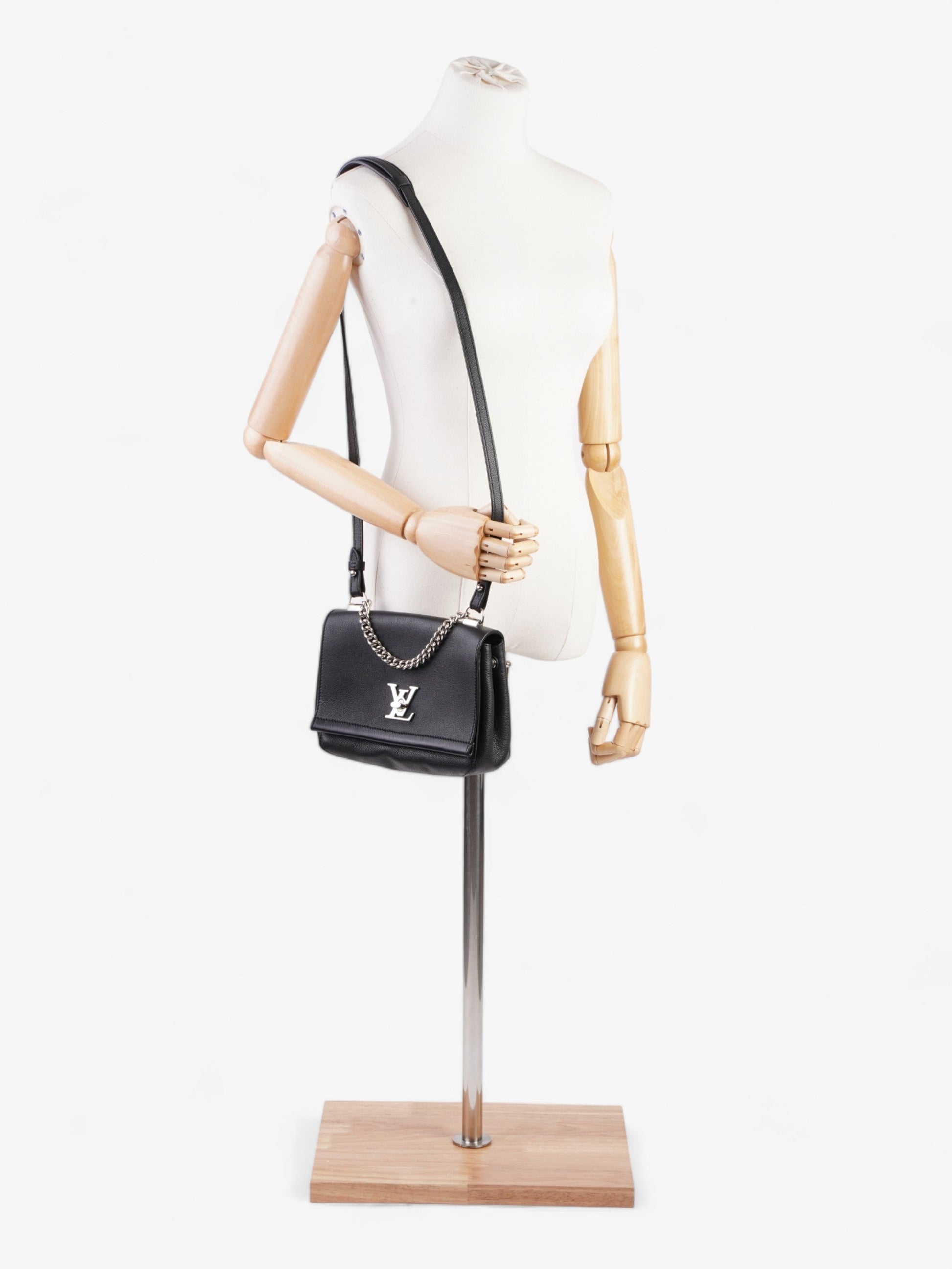Louis Vuitton LockMe II BB Black Leather