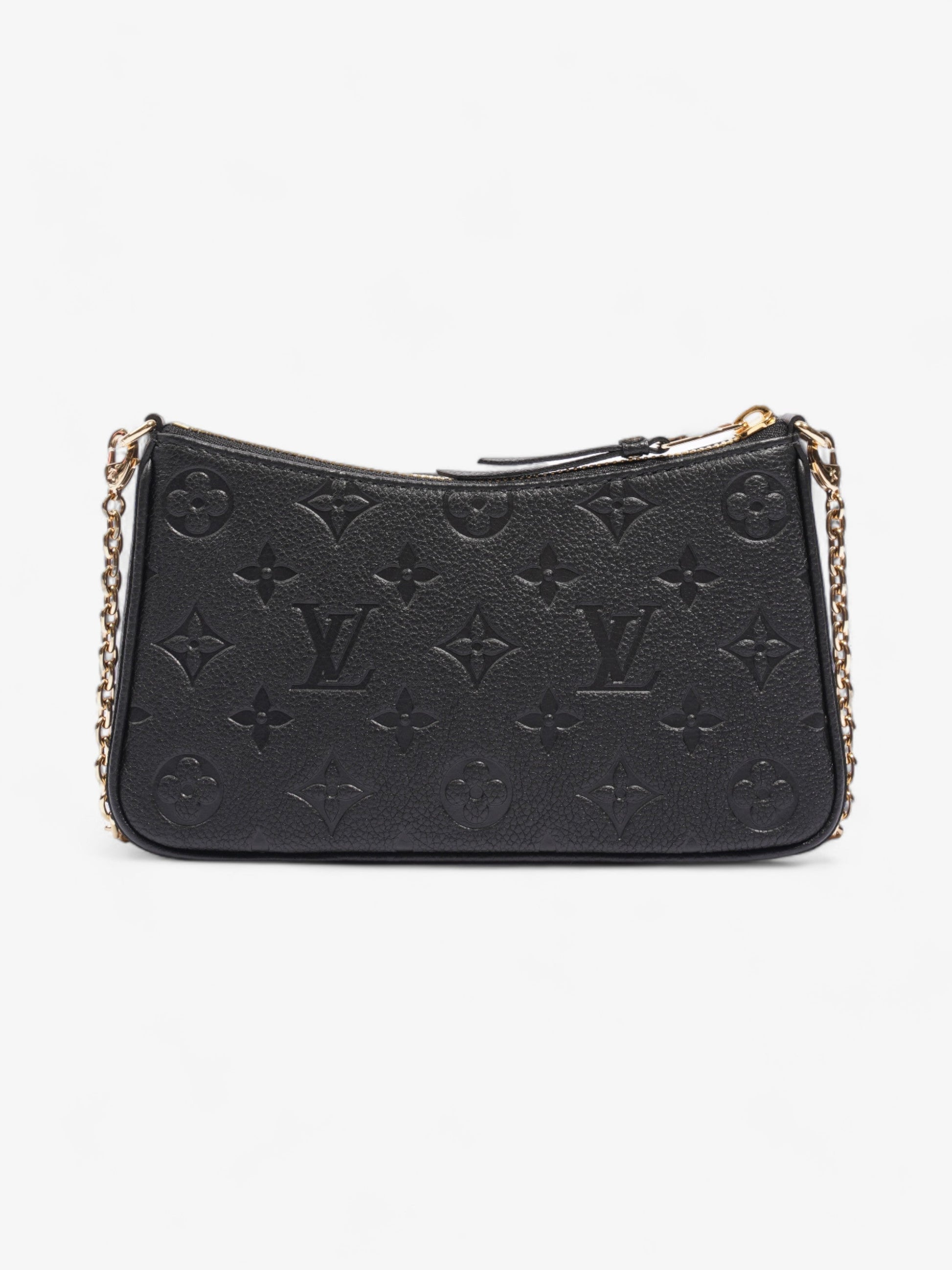 Louis Vuitton Easy Pouch On Strap Black Empreinte Leather