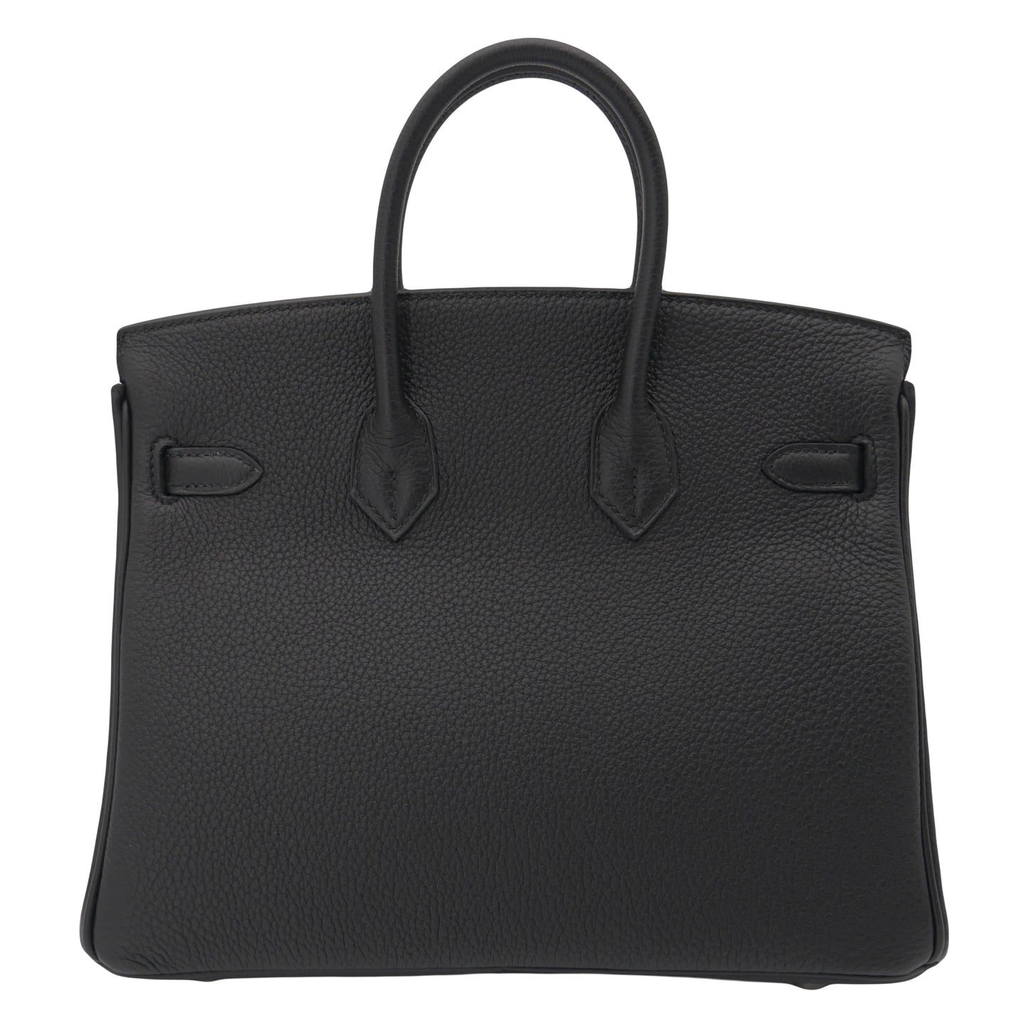 Hermes25cm Birkin Black Togo Leather Palladium Hardware