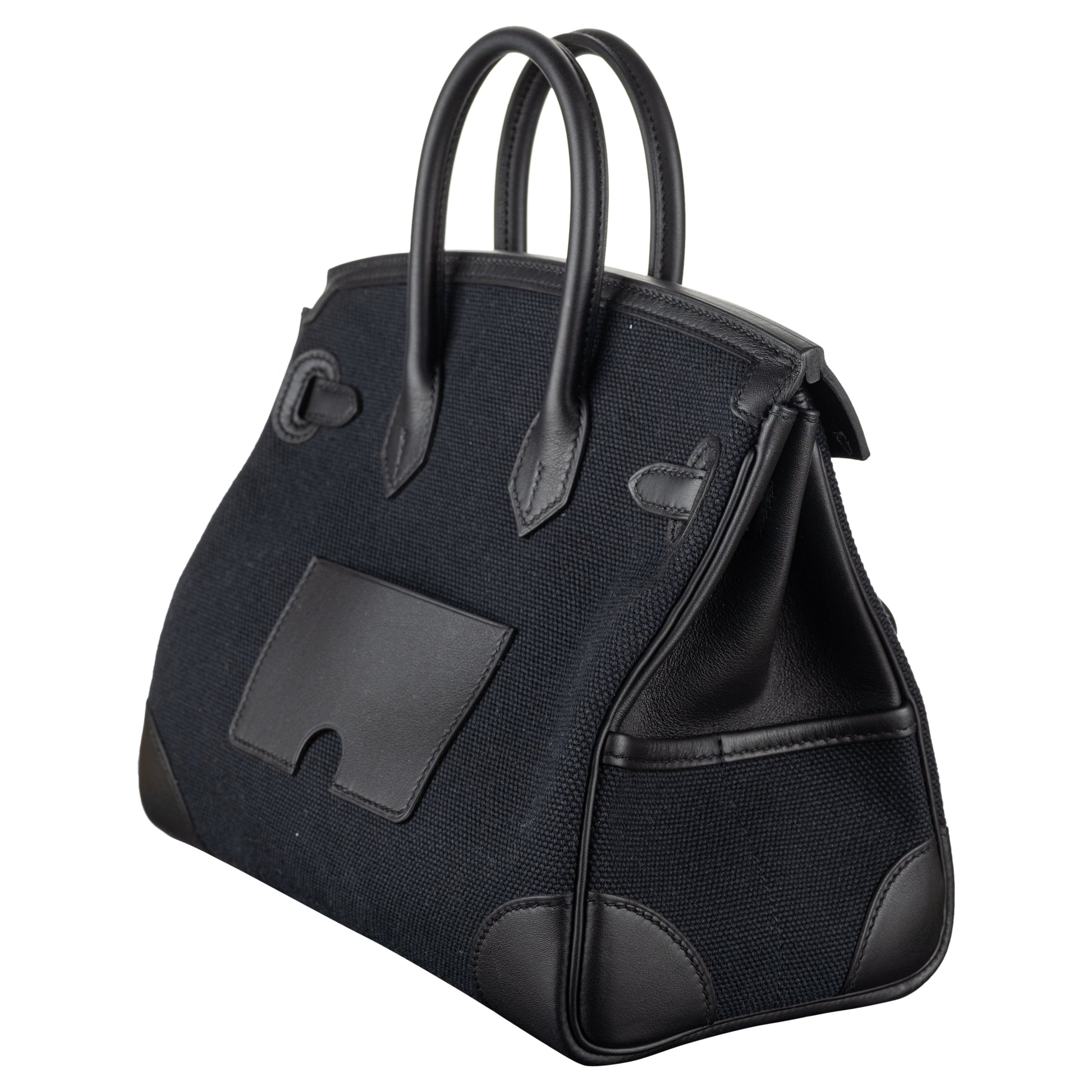 Hermes25cm Birkin Cargo Black Palladium Hardware