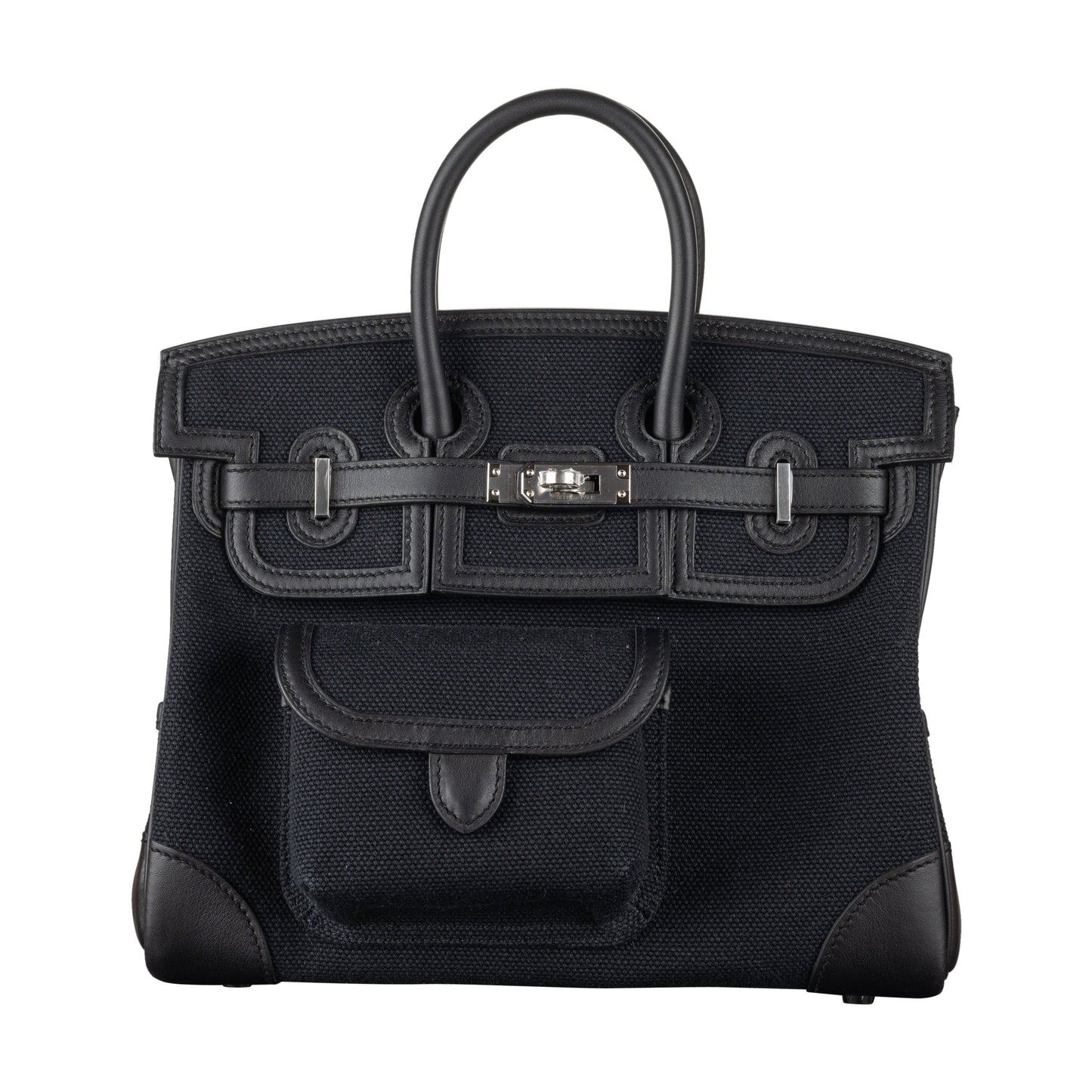 Hermes25cm Birkin Cargo Black Palladium Hardware