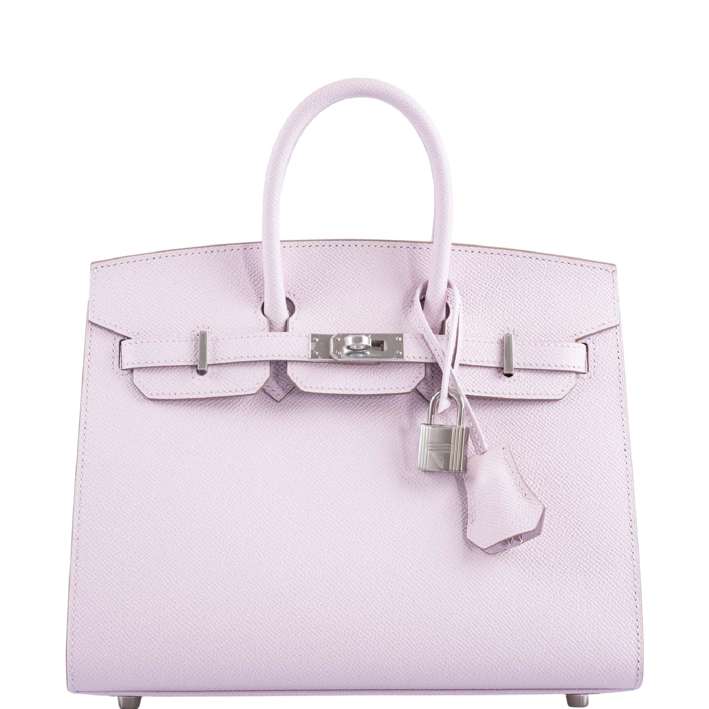 HermesBirkin 25 Sellier Mauve Pale Epsom Palladium Hardware