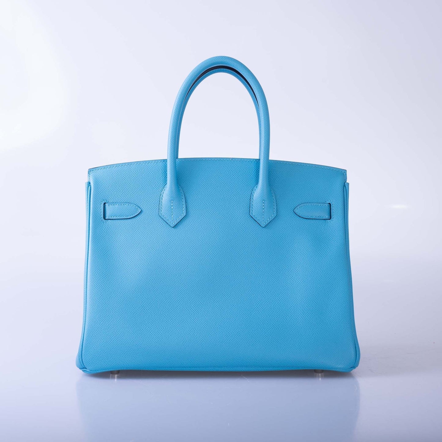 HermesBirkin 30 Bleu du Nord Epsom Palladium Hardware