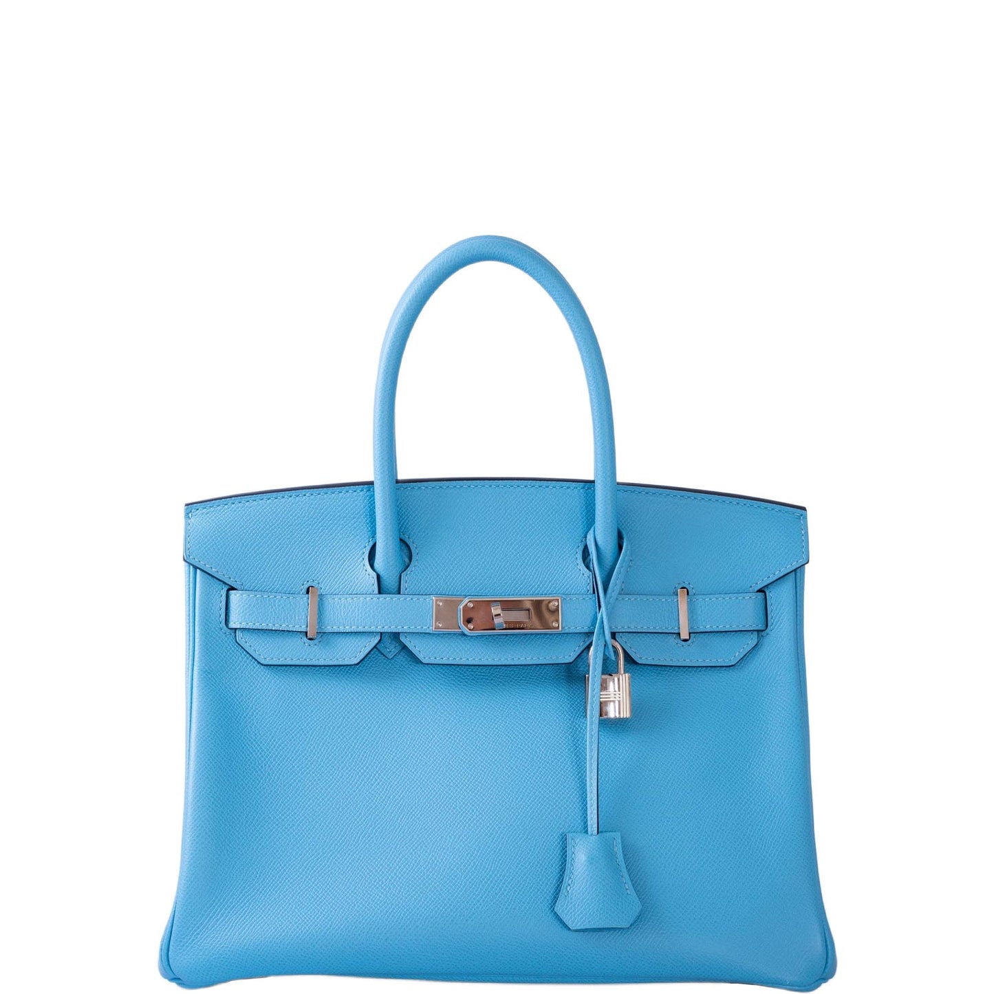 HermesBirkin 30 Bleu du Nord Epsom Palladium Hardware