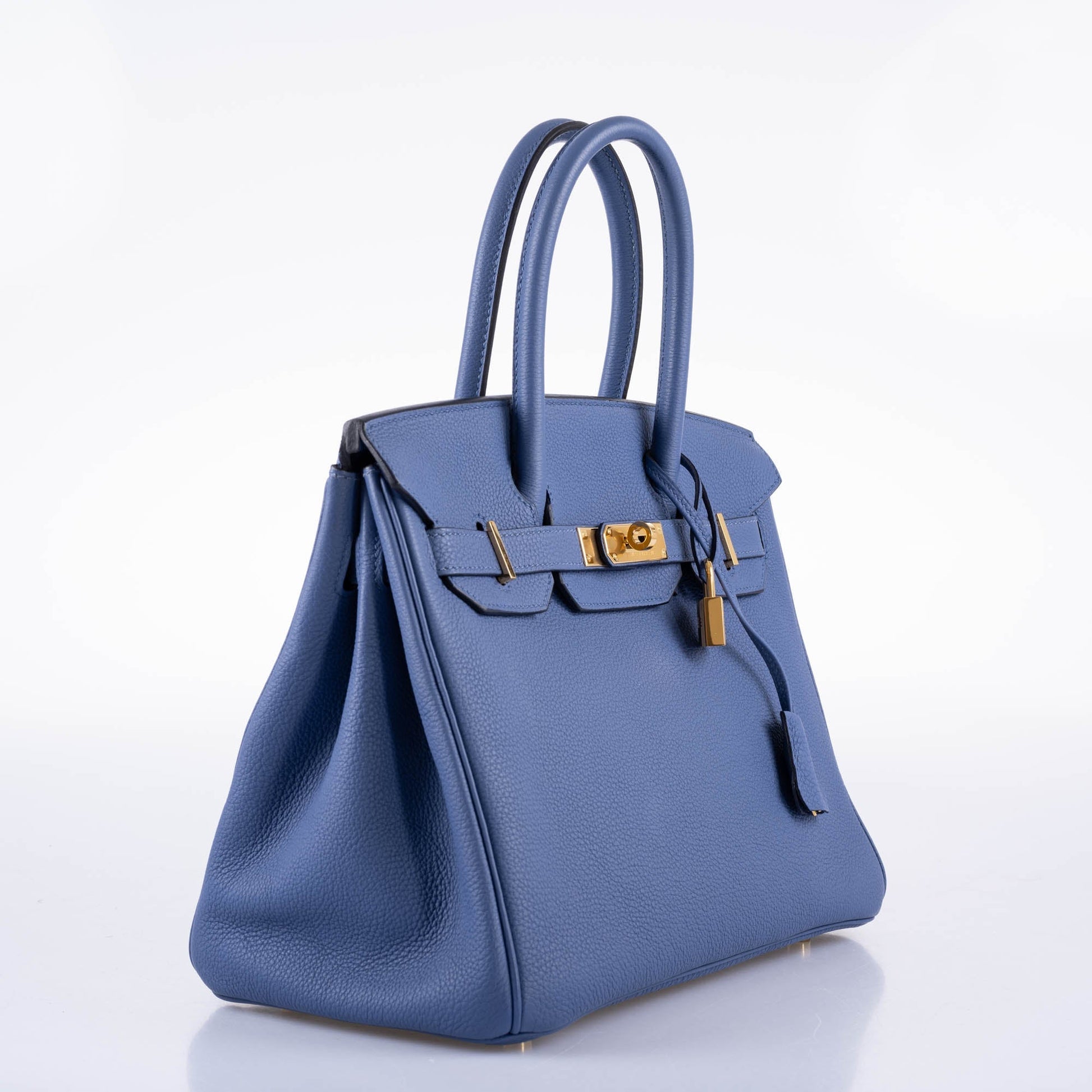 HermesBirkin 30 Blue Brighton Togo with Gold Hardware - 2018, C