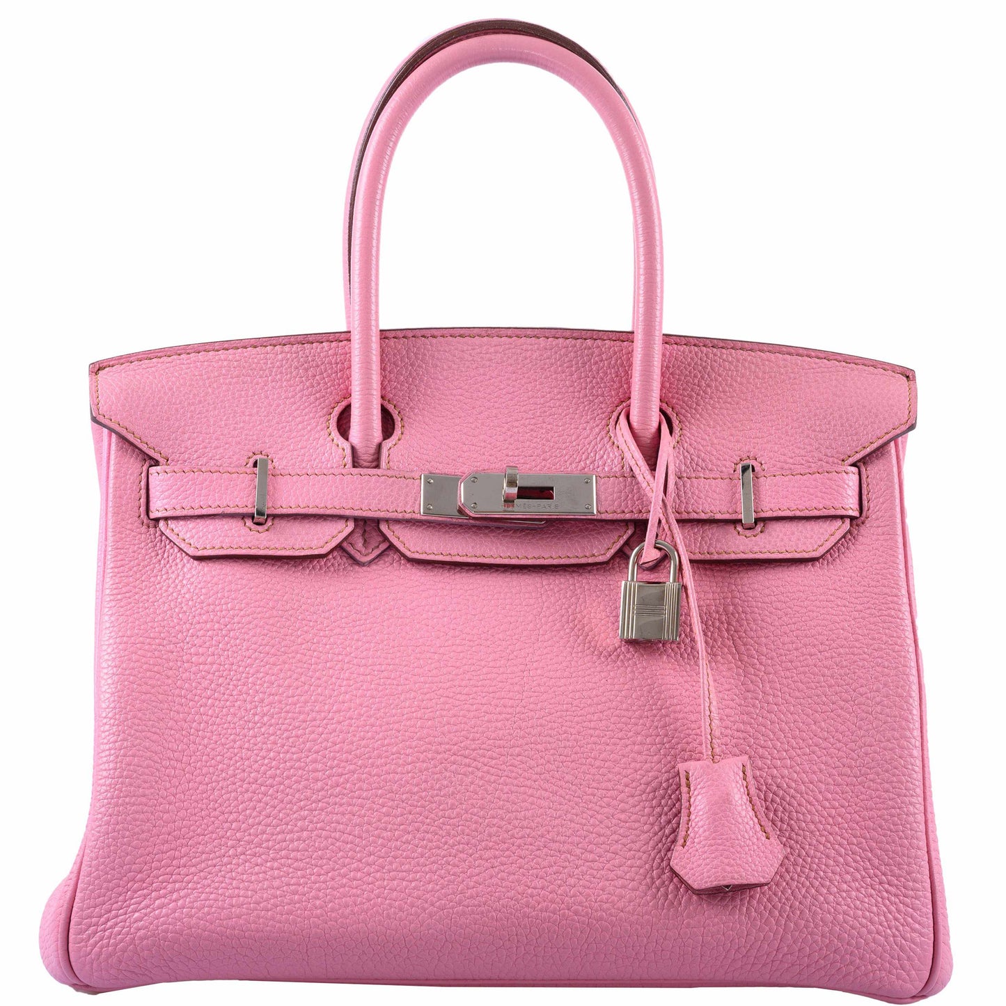 HermesBirkin 30 Bubblegum 5P Pink Togo Palladium Hardware