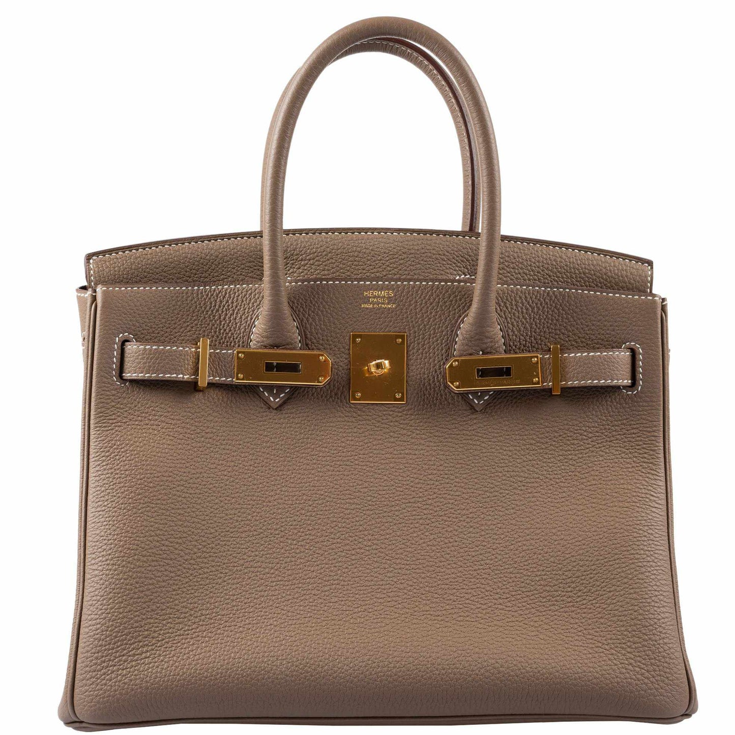 HermesBirkin 30 Etoupe Togo Gold Hardware