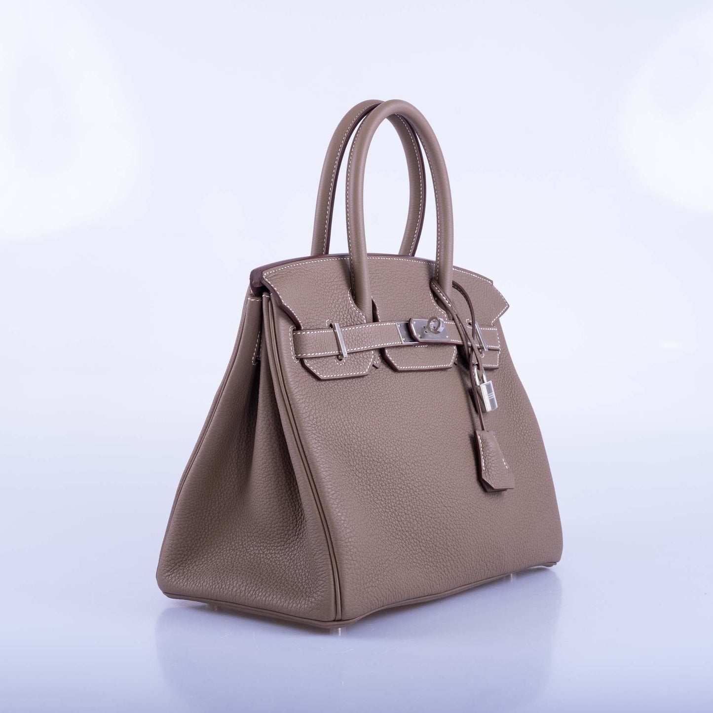 HermesBirkin 30 Etoupe Togo Palladium Hardware