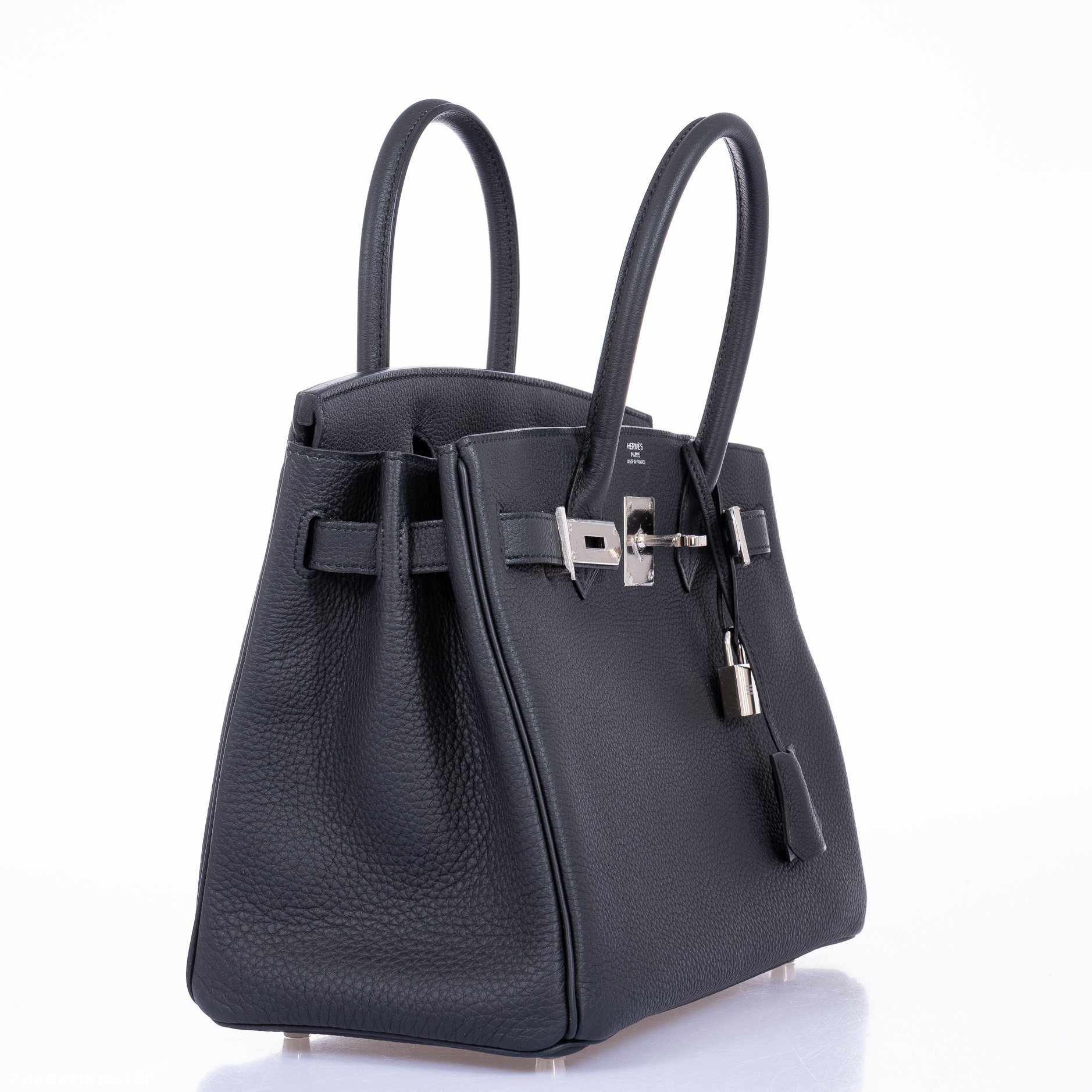 HermesBirkin 30 Plomb Togo Palladium Hardware