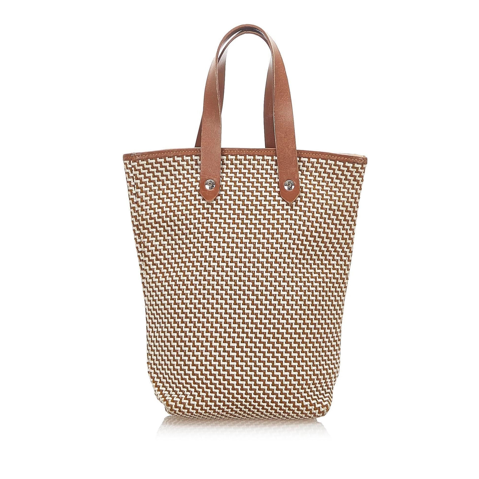 Luxury Hermes Canvas Tote (SHG-17376)