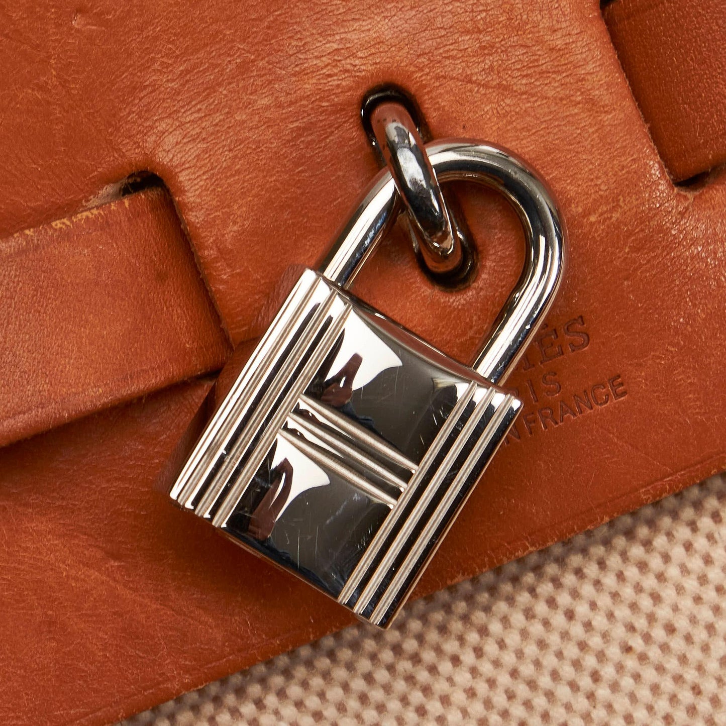 Luxury Hermes Herbag Canvas Backpack (SHG-32314)