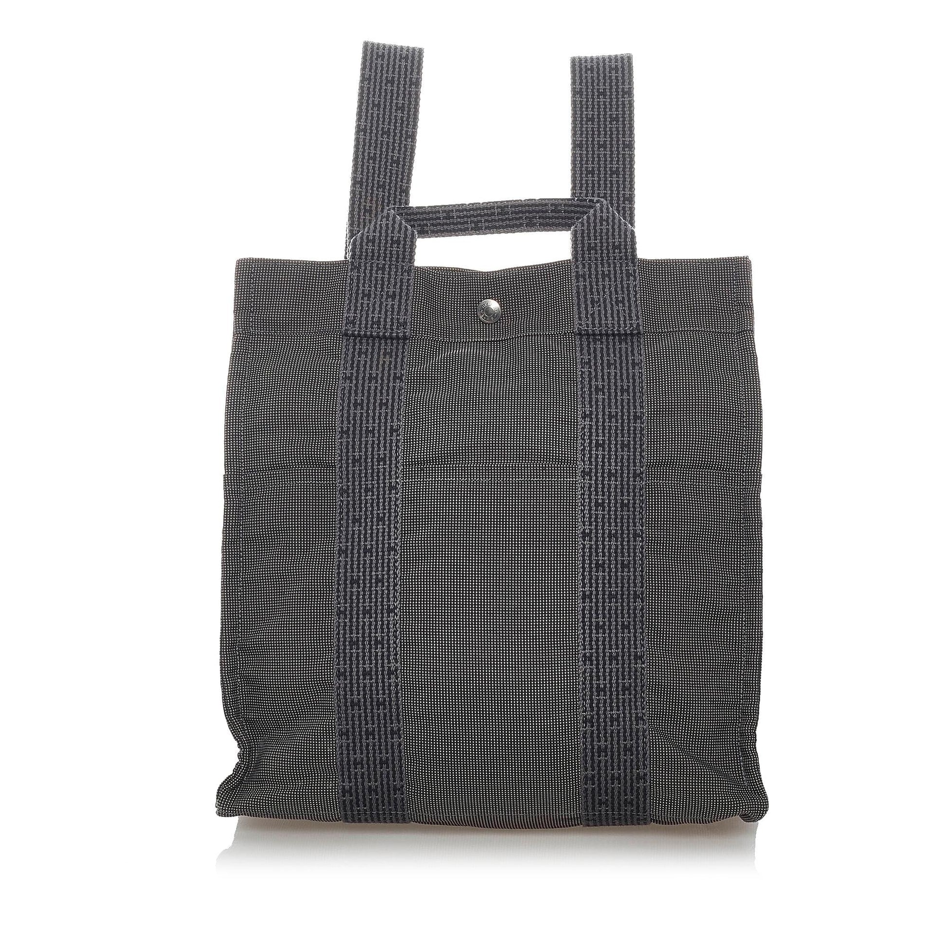 Luxury Hermes Herline Canvas Backpack MM (SHG-jTh1Jl)