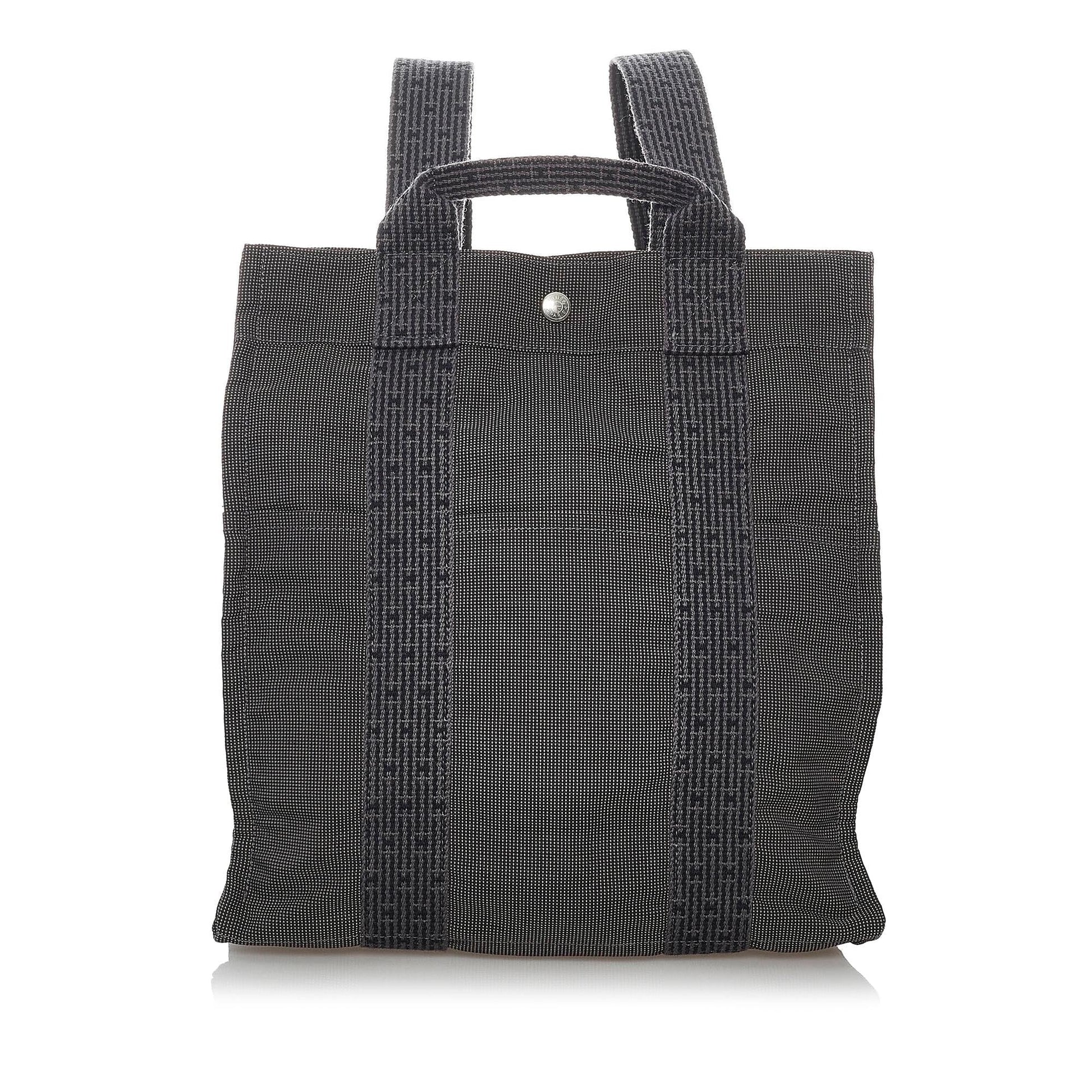 Luxury Hermes Herline Canvas Backpack PM (SHG-30026)