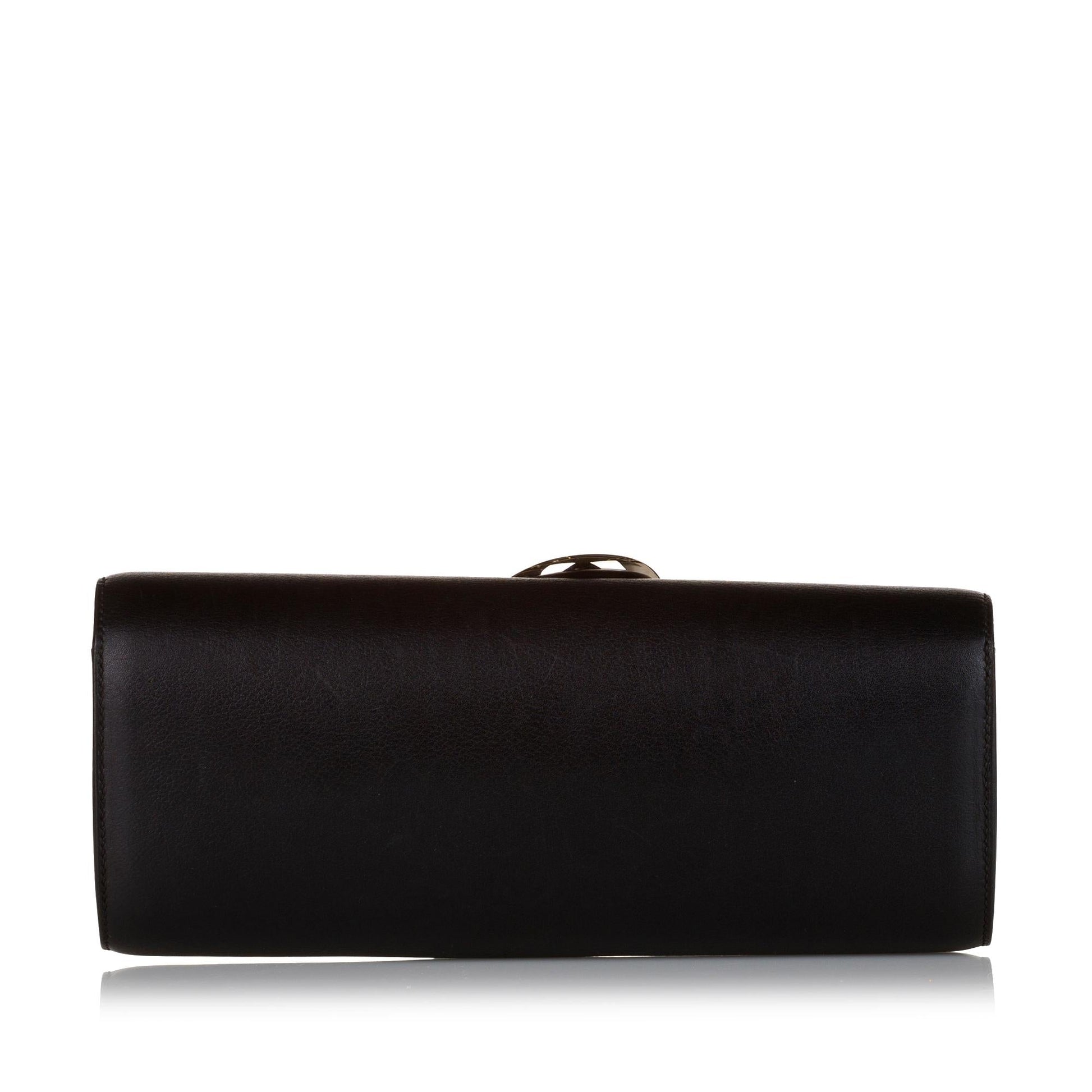 Luxury Hermes Tadelakt Egee Clutch Bag (SHG-35498)