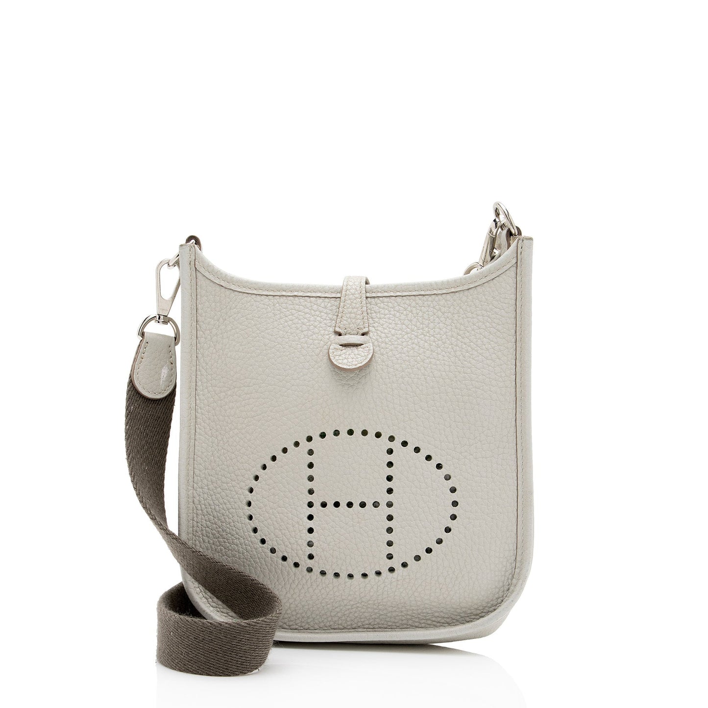 Luxury Hermes Taurillon Clemence Amazone Evelyne TPM Shoulder Bag (SHF-ssXCOE)