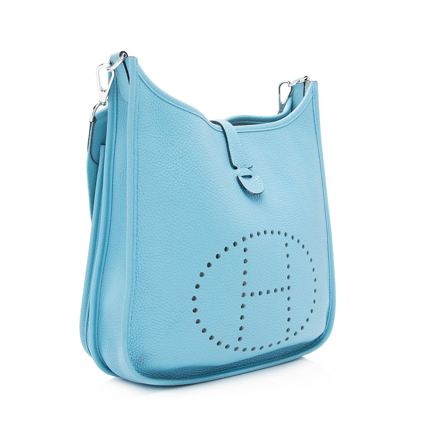 Luxury Hermes Taurillon Clemence Evelyne III PM Shoulder Bag (SHF-23814)