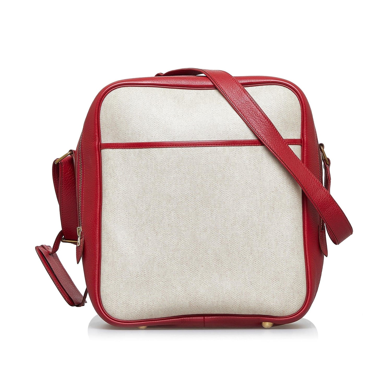 Luxury Hermes Toile Victoria Messenger Bag (SHG-ofetp4)