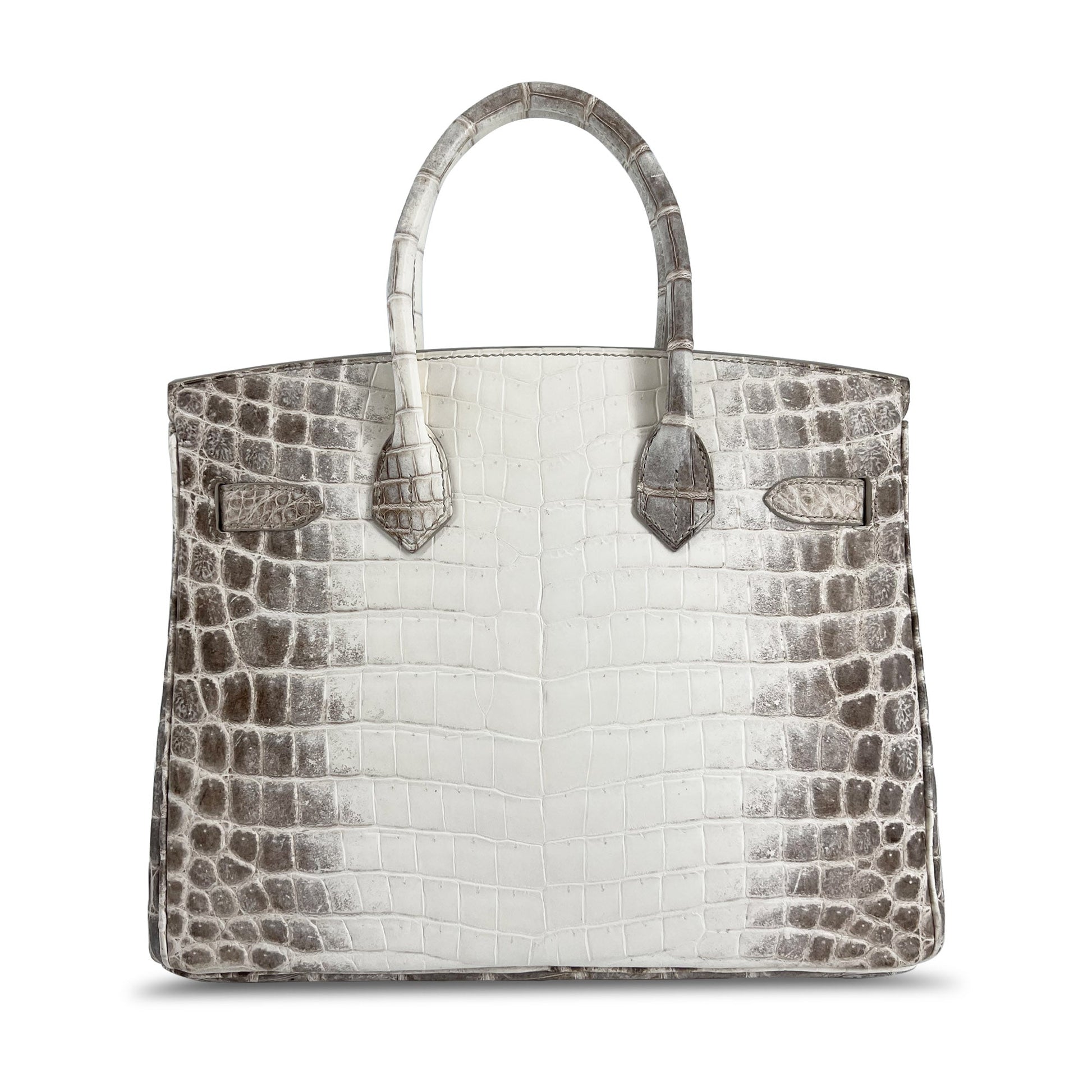 Top Quality Luxury Hermes B30 Himalaya Niloticus Croco Matte PHW designer bag