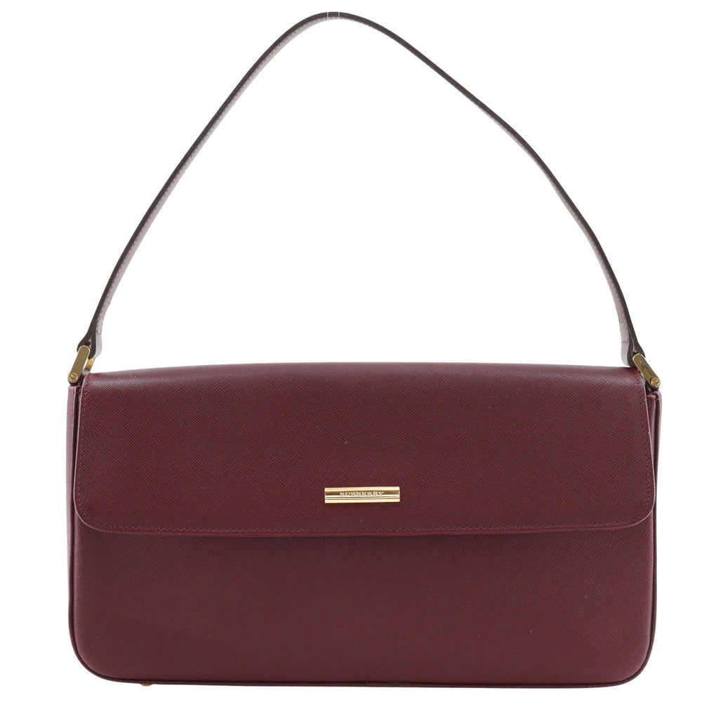 Burberry Hobo Leather Shoulder Bag