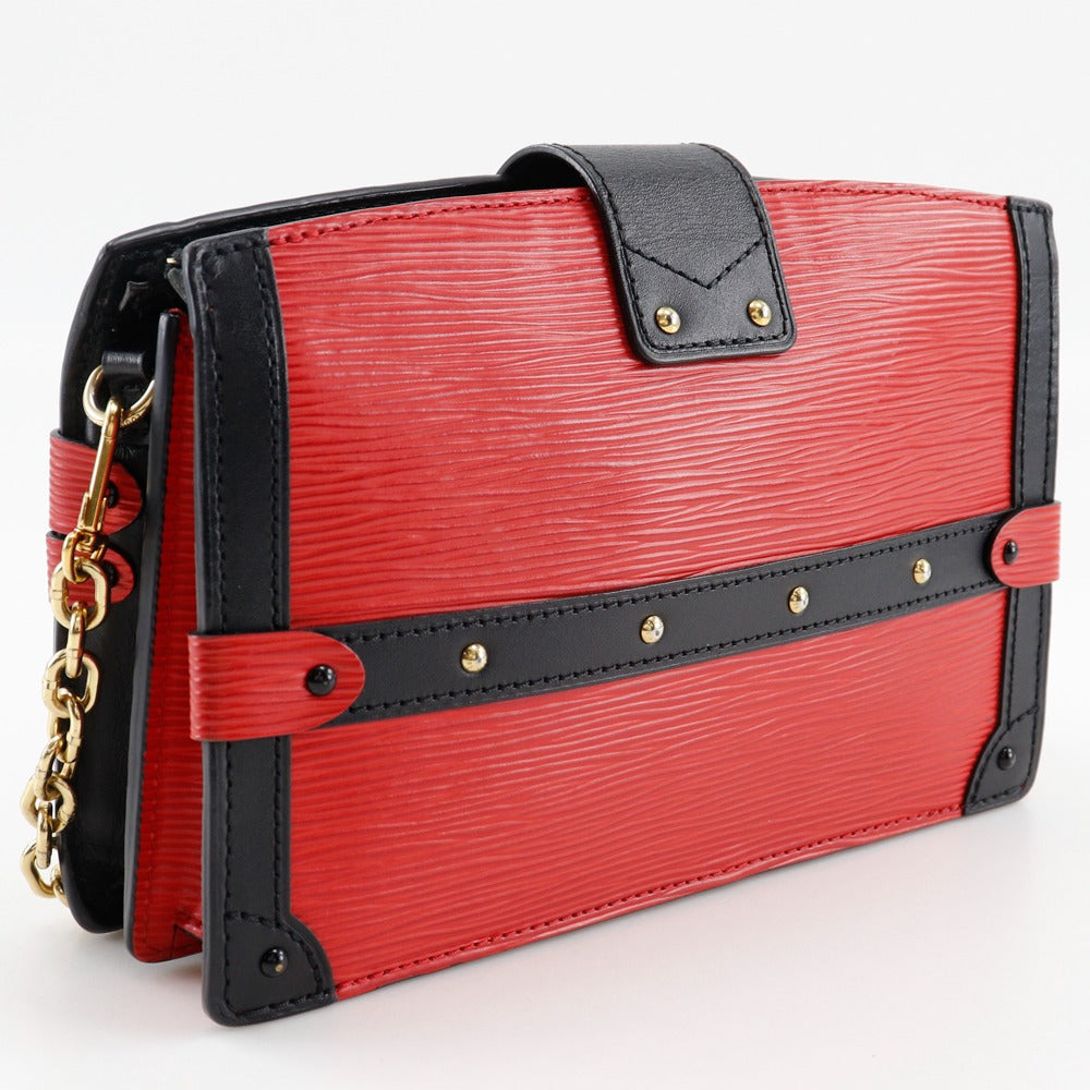 LOUIS VUITTON Shoulder Bag Epi Leather Red 2-way clutch Trunk clutch Women