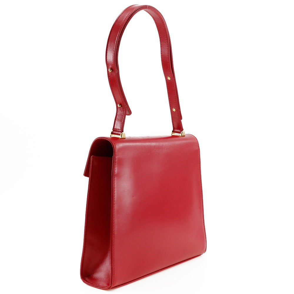 LOUIS VUITTON Shoulder Bag Calfskin , Epi Leather Red Opera line Spartan Women