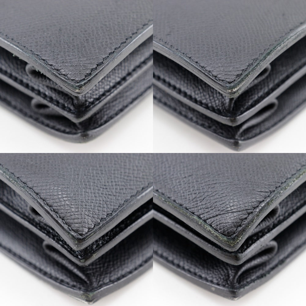 HERMES Business bag Epsom black Sac Adepeche 38 mens