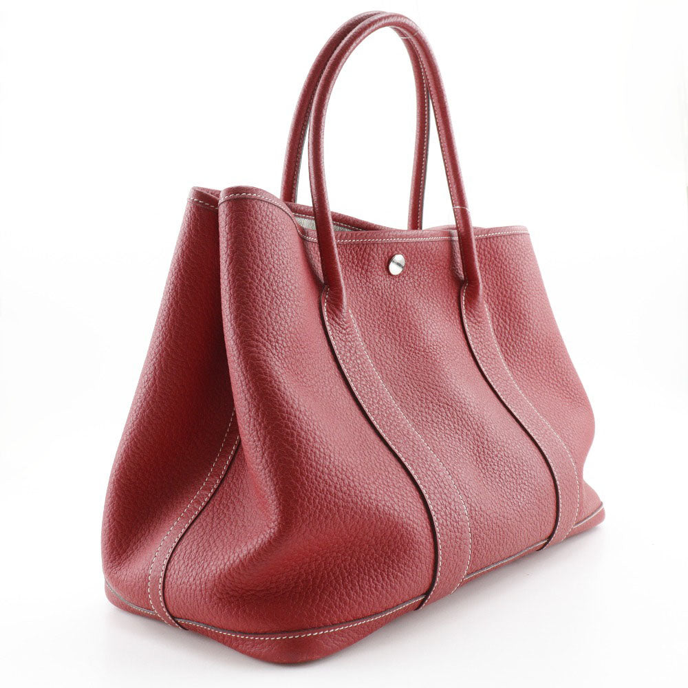 HERMES Tote Bag Negonda Red Garden party PM Women