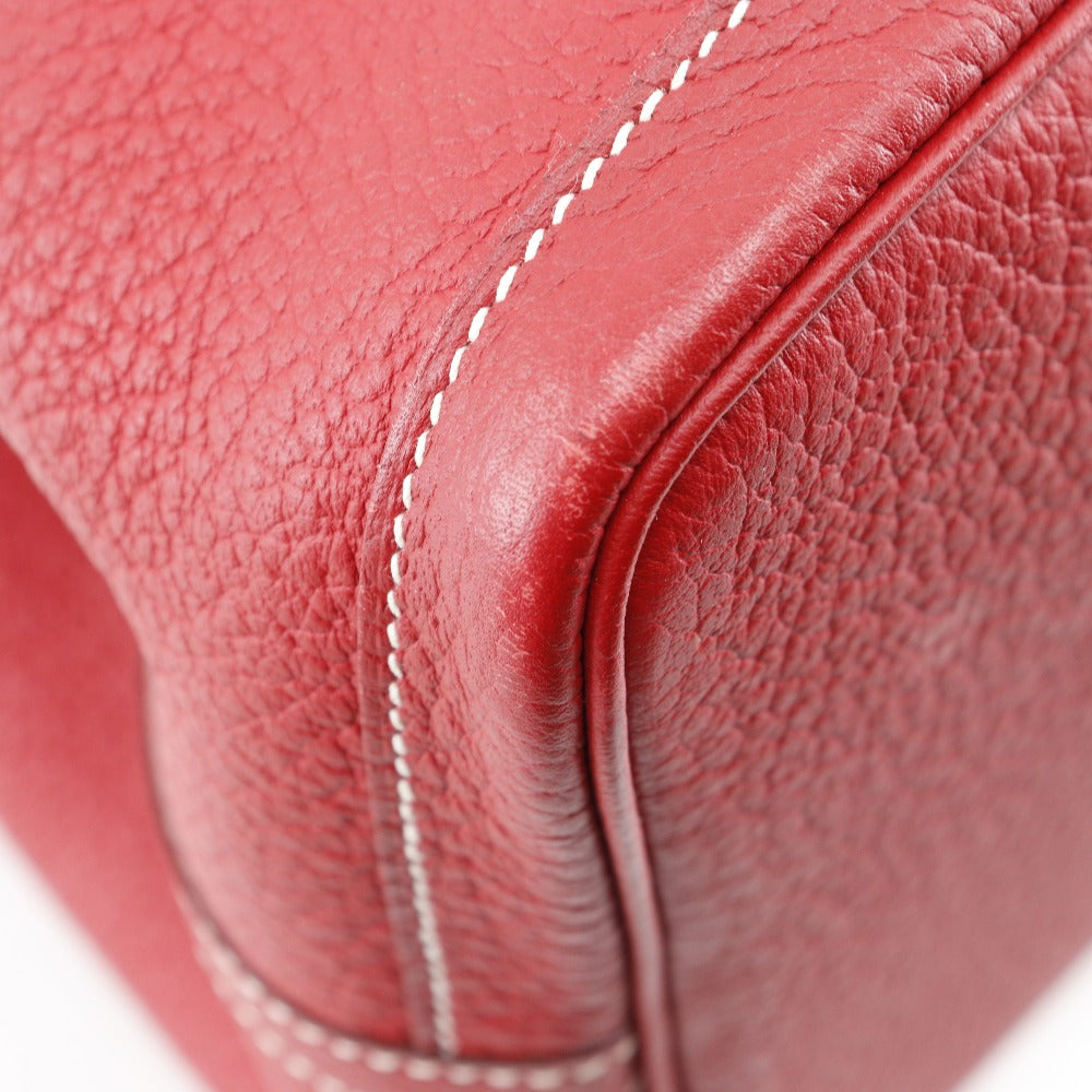 HERMES Tote Bag Negonda Red Garden party PM Women