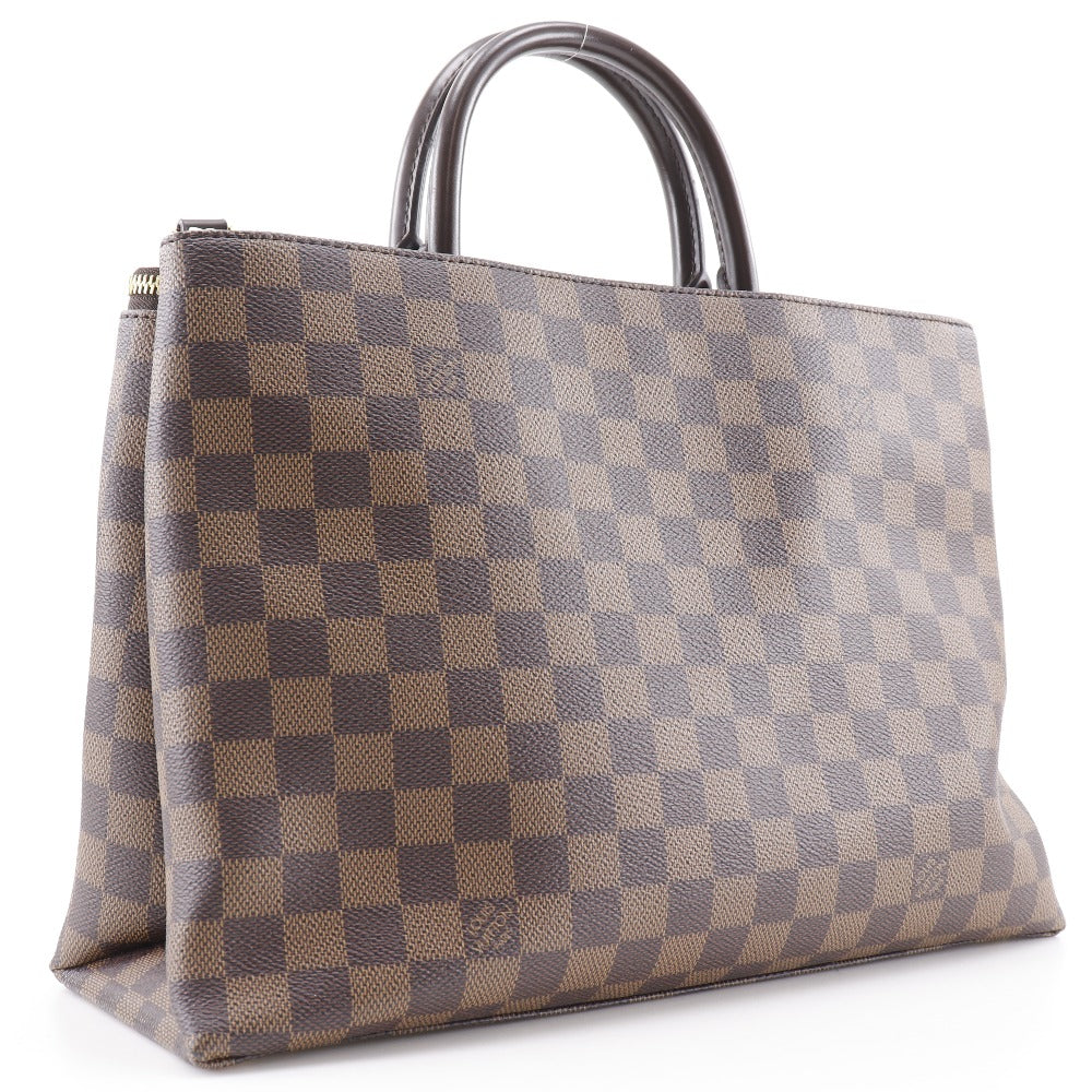 LOUIS VUITTON Handbag Damier canvas Brown 2WAYShoulder Brompton Women