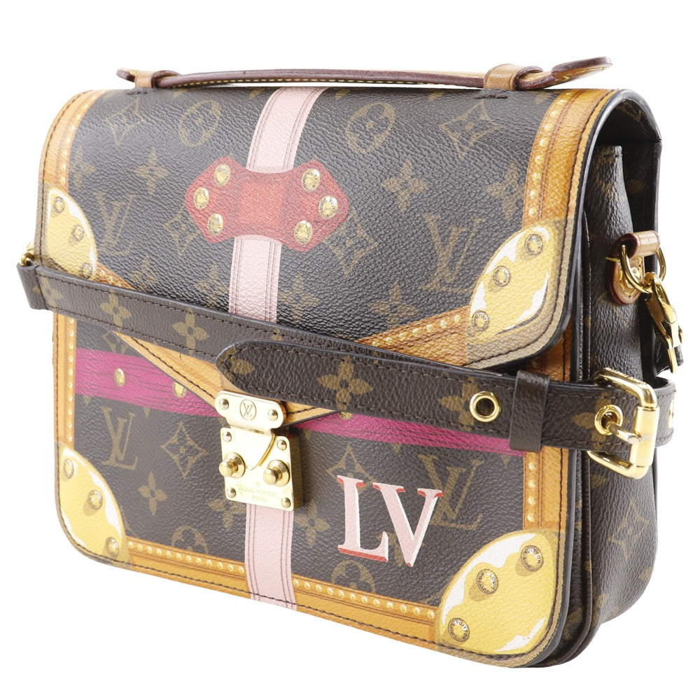 LOUIS VUITTON Shoulder Bag Monogram canvas multicolor Summer trunk Pochette Metis Women