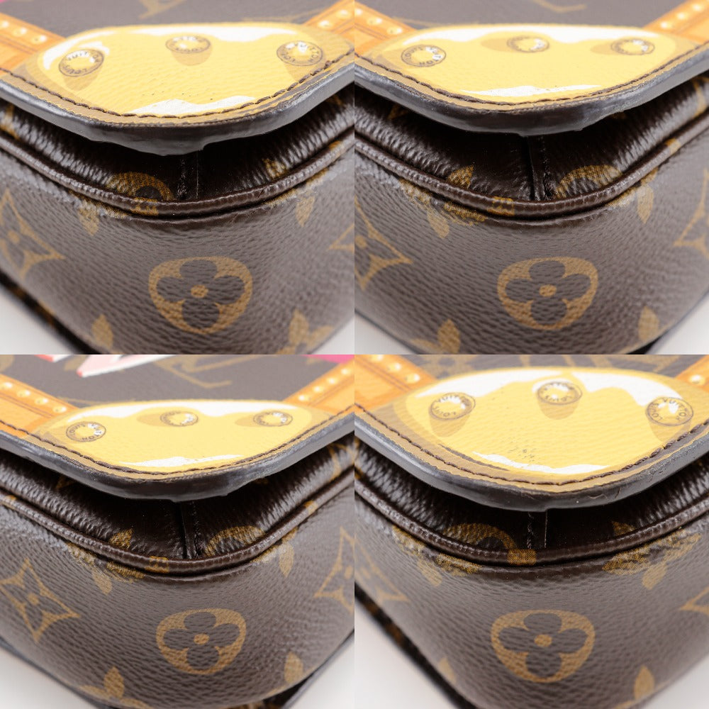 LOUIS VUITTON Shoulder Bag Monogram canvas multicolor Summer trunk Pochette Metis Women