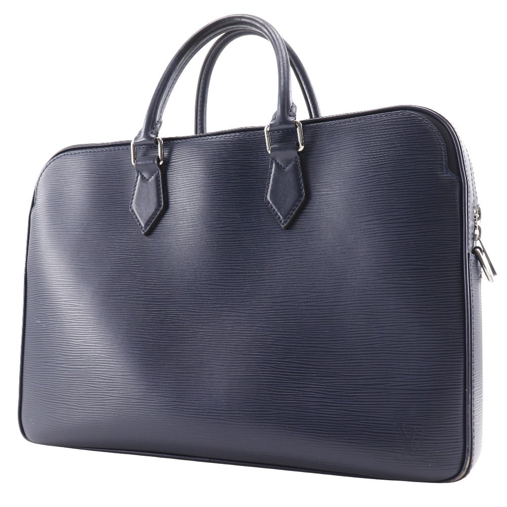 Elegant Women's Shoulder Bag | LOUIS VUITTON Business bag Epi Leather Navy blue 2WAYShoulder Dandy Briefcase MM mens