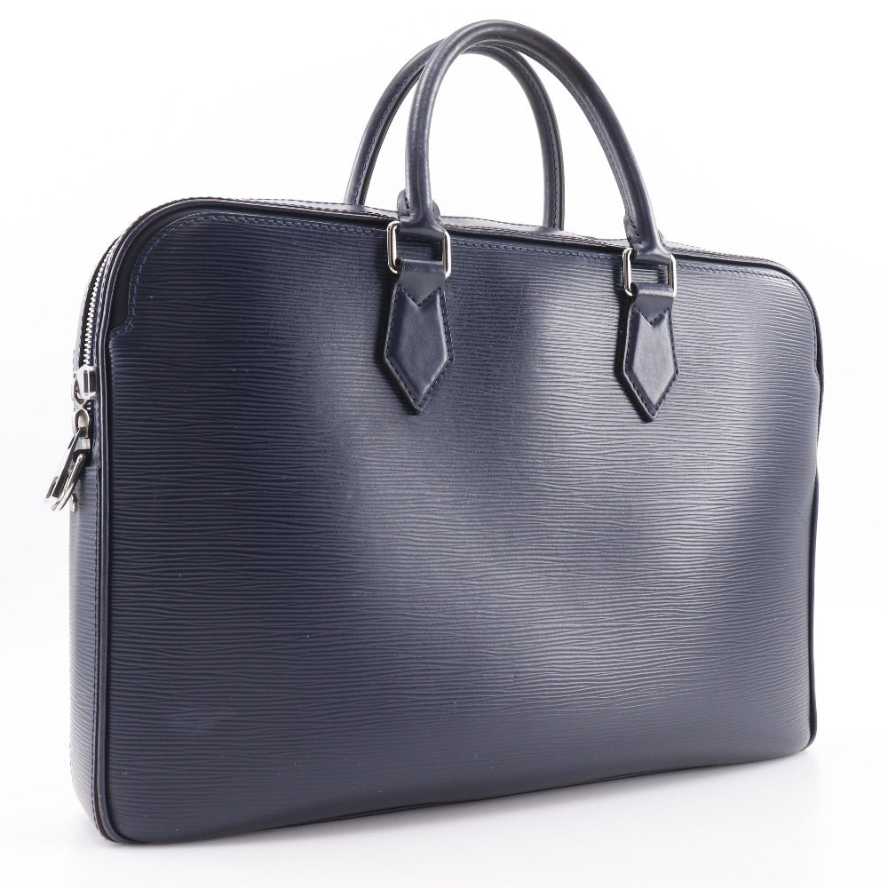 Elegant Women's Shoulder Bag | LOUIS VUITTON Business bag Epi Leather Navy blue 2WAYShoulder Dandy Briefcase MM mens