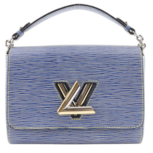 LOUIS VUITTON Shoulder Bag Epi Leather blue Twist MM Women