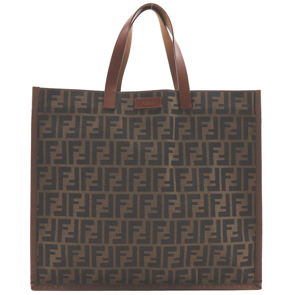 Fendi Zucca Nylon Canvas Tote Bag
