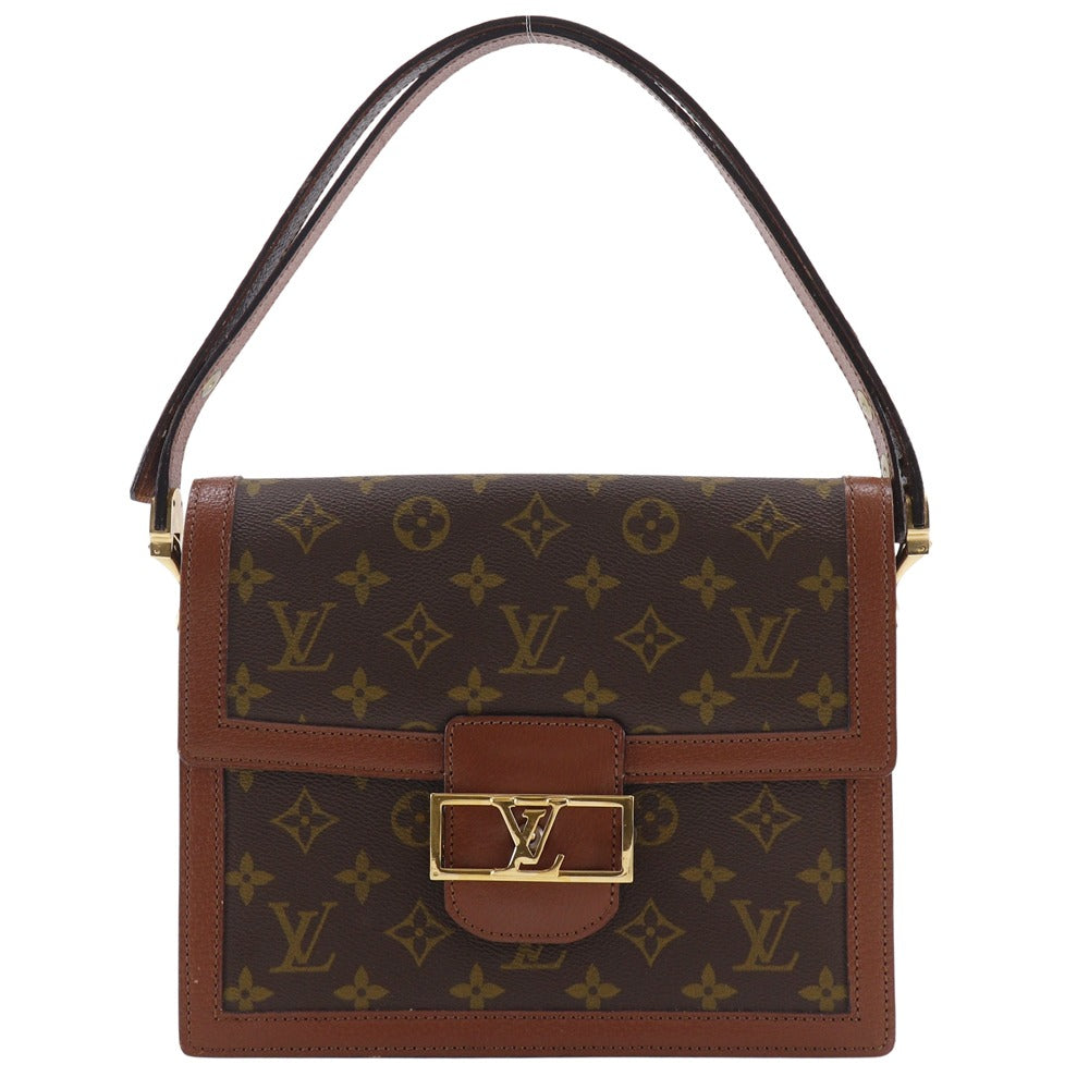 LOUIS VUITTON Shoulder Bag Monogram canvas Brown Sac Dauphine Women