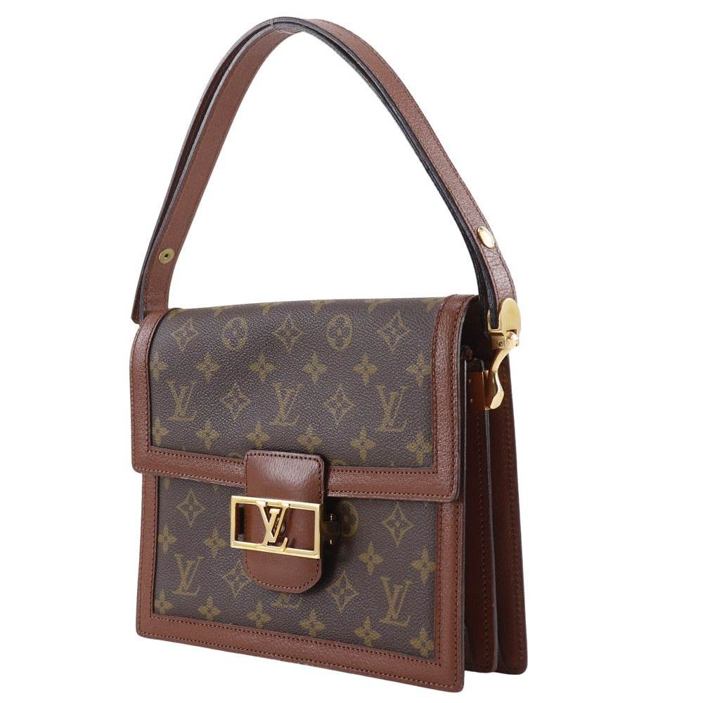 LOUIS VUITTON Shoulder Bag Monogram canvas Brown Sac Dauphine Women