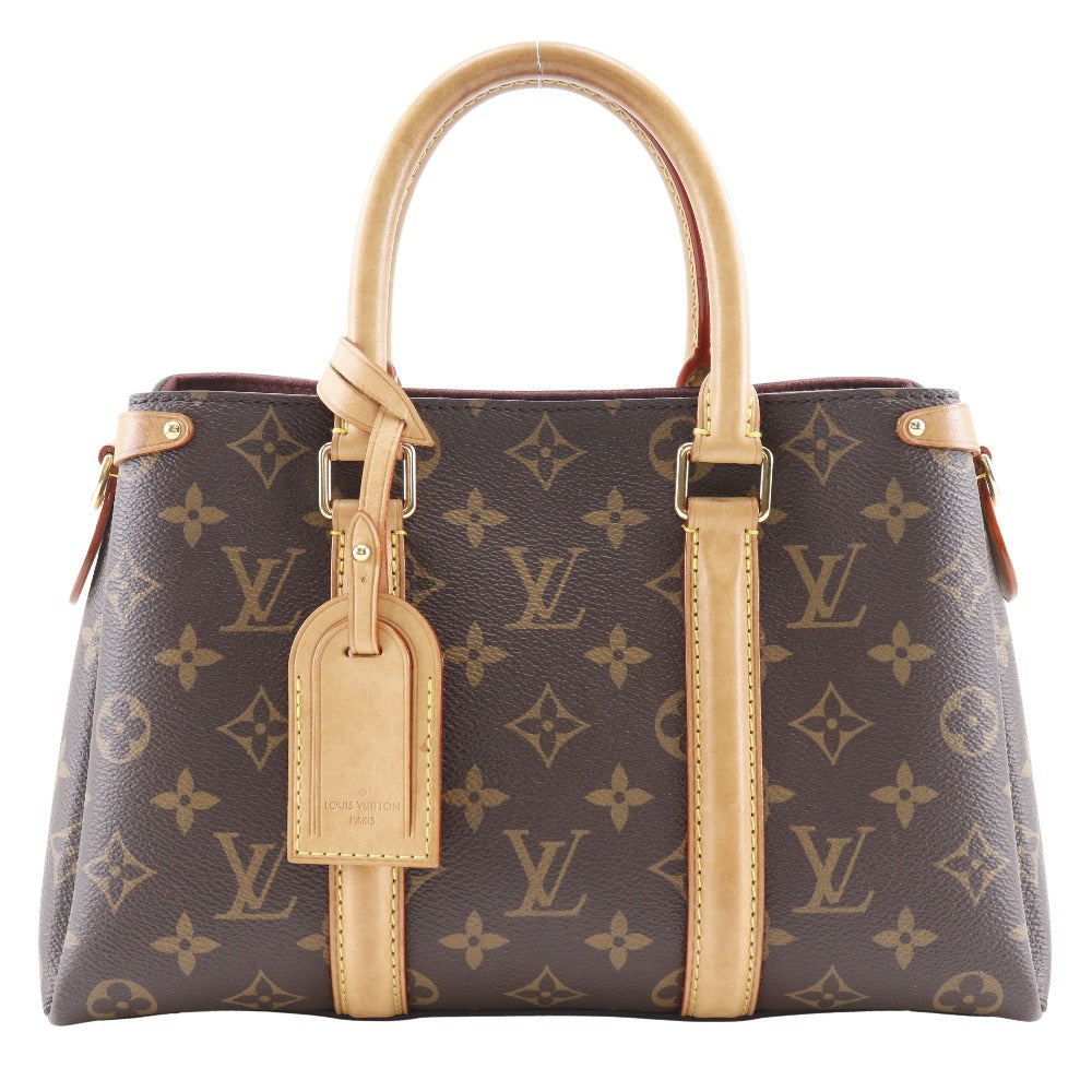 LOUIS VUITTON Handbag Monogram canvas Brown Sfro BB Women