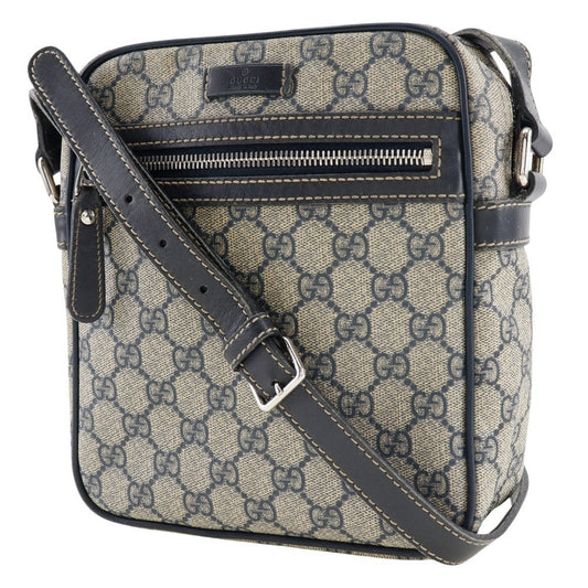 GUCCI Shoulder Bag 233268 525040 GG plus Gray / navy GG plus unisex(Unisex)