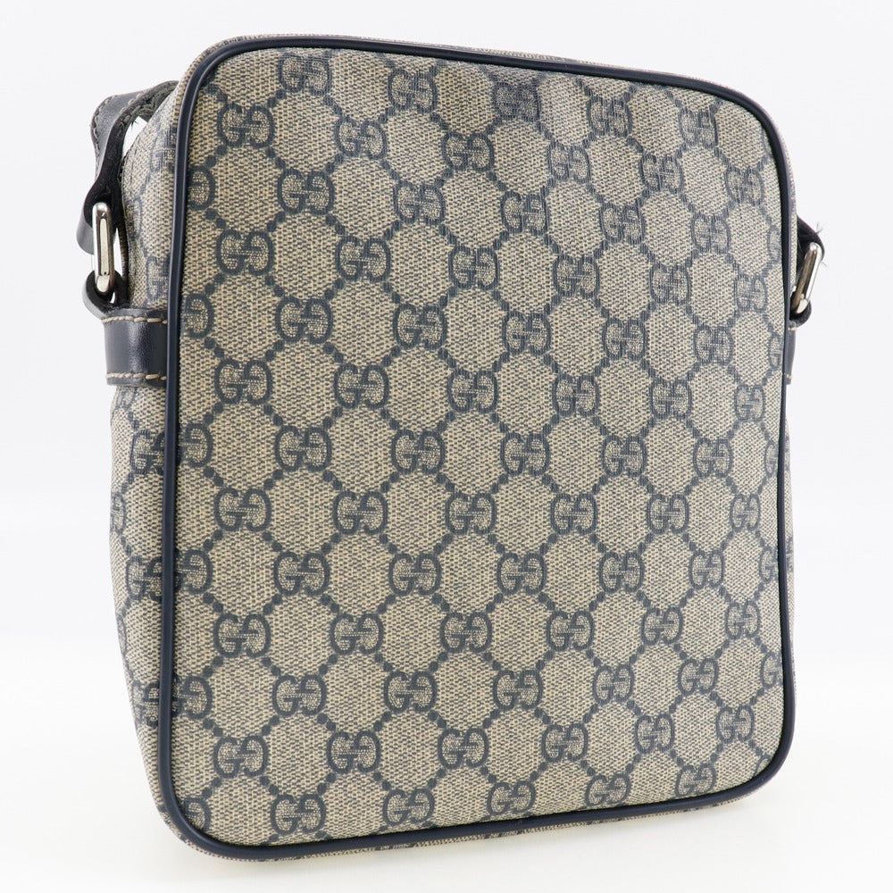 GUCCI Shoulder Bag 233268 525040 GG plus Gray / navy GG plus unisex(Unisex)